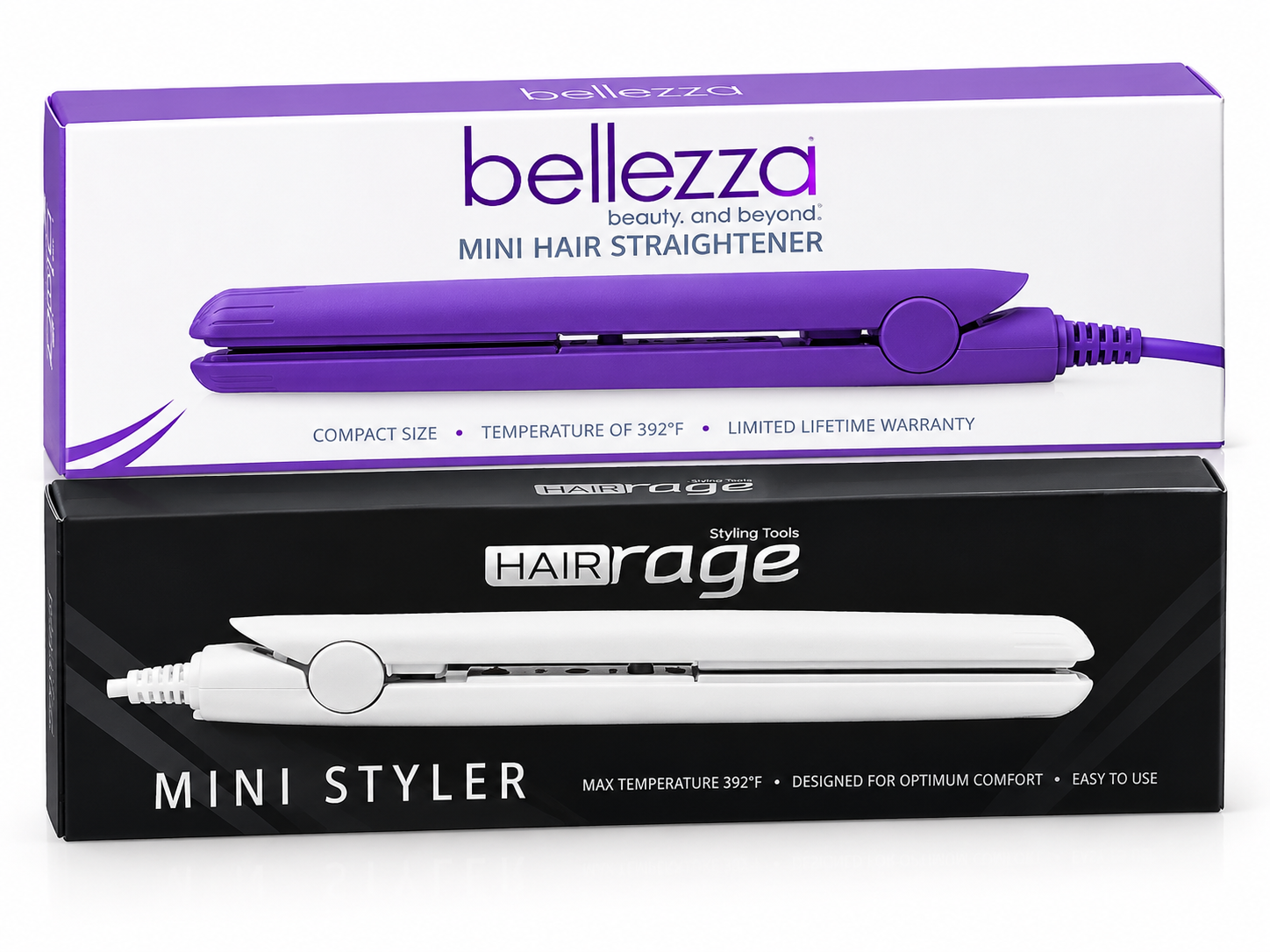 اتو مو اصلی  belleza و HAIRrage طول کابل ۲.۵ متر