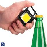 چراغ قوه مینی شارژی COB مگنتی با پایه تاشو و دربازکن
