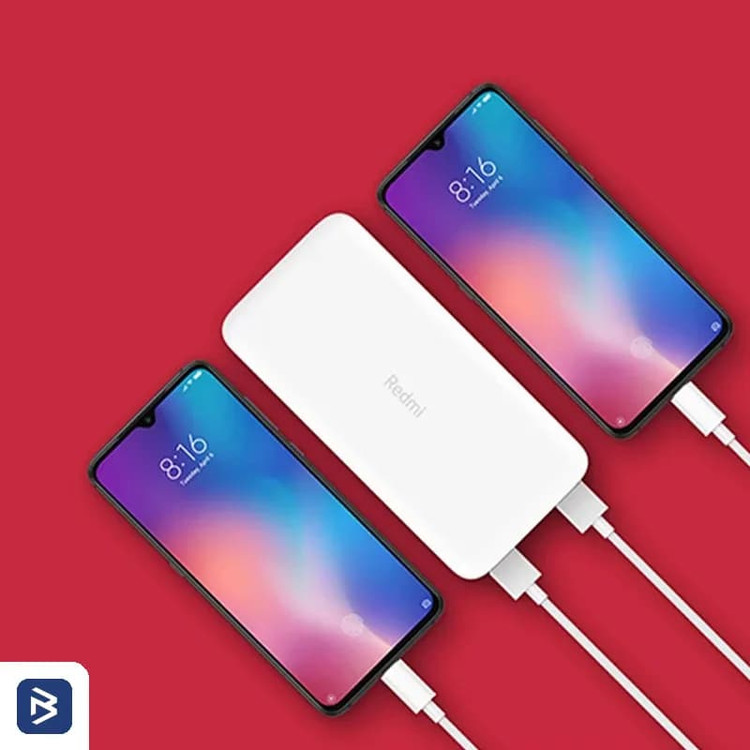پاوربانک ۲۰۰۰۰ اصلی شیائومی redmi فست شارژ