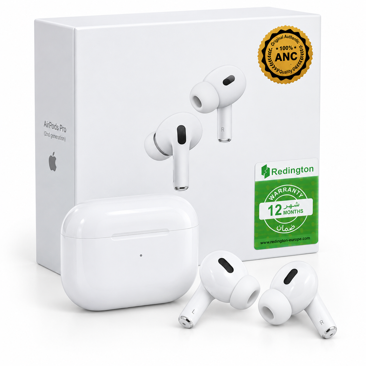ایرپاد پرو۲ AirPod Pro 2 با نویز کنسلینگ واقعی سفارش امریکا لوگو سبز امارات
